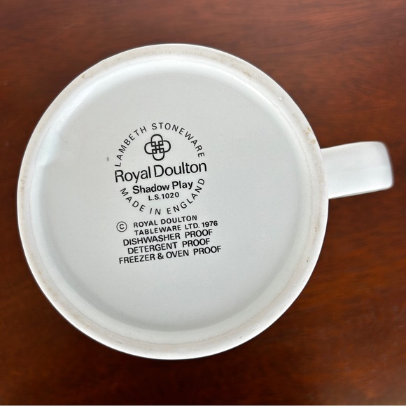 Vintage Royal Doulton Lambeth Stoneware "Shadow Play" Creamer/Milk Jug England - Picture 6 of 7